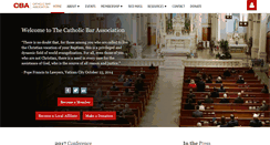 Desktop Screenshot of catholicbar.org